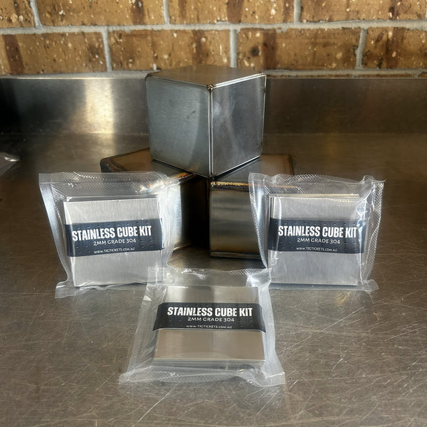 2mm Stainless Cube Bundle (3 Pack)
